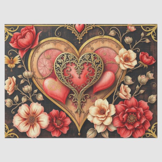 Papier de soie gothique romantique (Recto)