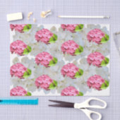 Papier de soie hydrangea rose foncé (Artisanat)