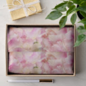 Papier de soie hydrangeas rose pastel (Cadeau)