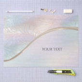 Papier de soie iridescent abstrait moderne (Artisanat)