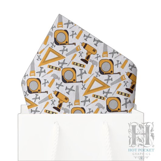 Papier de soie jaune pour bricoleur