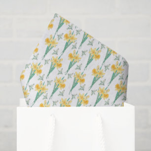 Papier de soie jonquille