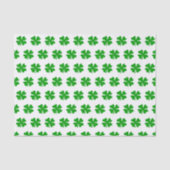 Papier de soie jour de la Saint-Patrick trèfle cha (Recto)