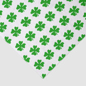 Papier de soie jour de la Saint-Patrick trèfle cha (Détail)