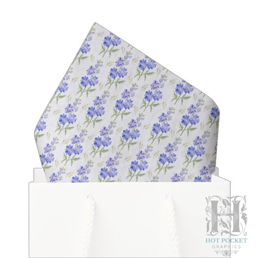 Papier de soie Larkspur