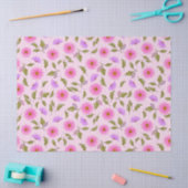 Papier de soie lavande rose Lacy Daisy (Artisanat)