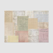 Papier de soie Lettres et Registres (Recto)