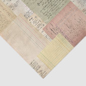 Papier de soie Lettres et Registres (Détail)