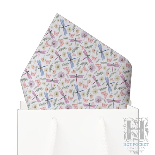 Papier de soie Libellules & Papillons