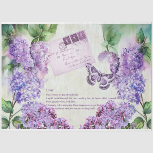 Papier de soie Lilac Days Design Series 5 (Recto)