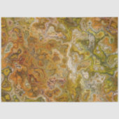 Papier de soie marbré ton terre (Recto)
