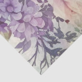 Papier de soie Mariage Pivoines Mauve Lilac Violet (Détail)