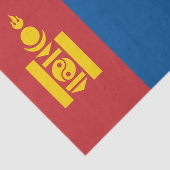 papier de soie Mongolie, papier de soie Drapeau de (Détail)