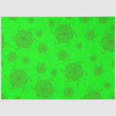 Papier de soie monochrome FTF en vert (Recto)