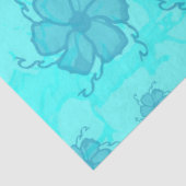 Papier de soie monochrome FTF sarcelle (Détail)