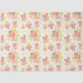 Papier de soie motif feuilles d'érable d'automne (Recto)