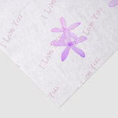 Papier de soie " motif Posie blanche" (Détail)