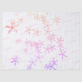 Papier de soie " motif Posie blanche" (Recto)