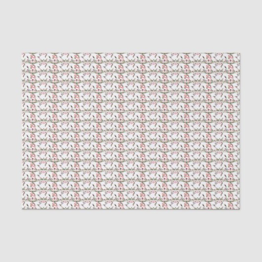 Papier de soie Noël Colibri (Recto)