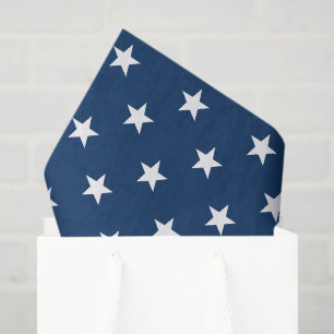 Papier de soie Old Glory Blue Stars (grande échell
