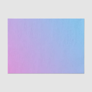 Papier de soie ombré rose à bleu