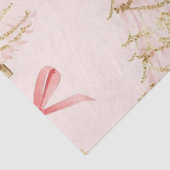 Papier de soie or rose (Détail)