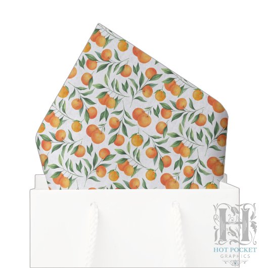 Papier de soie orange