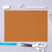 Papier de soie orange brûlé (Artisanat)