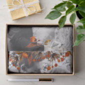 Papier de soie orange brun superposition Ajoutez v (Cadeau)