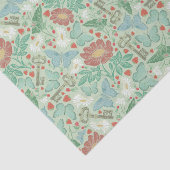 Papier de soie papillon vintage clés anciennes lum (Détail)