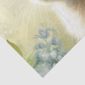 Papier de soie pastel lapin et papillon (Détail)