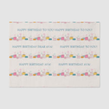 Papier de soie personnalisé pour fête - Gâteaux Do