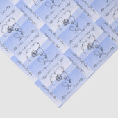Papier de soie Pervenche de Beauté Flowing (Détail)