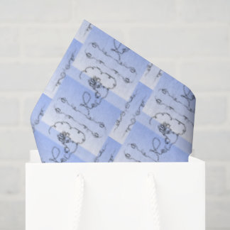 Papier de soie Pervenche de Beauté Flowing