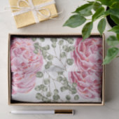 Papier de soie Pivoine rose (Cadeau)