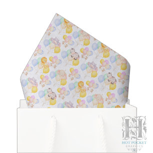 Papier de soie pour Baby Shower Safari