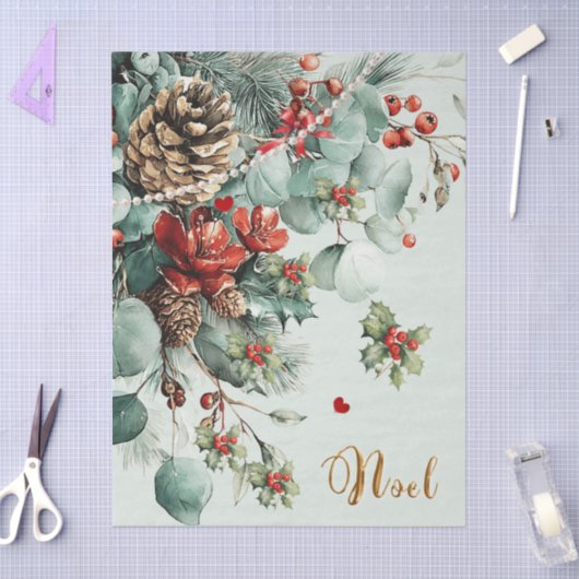 Papier de soie pour branches de fêtes (Artisanat)