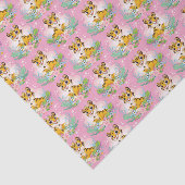 Papier de soie pour chatons orange tabby joueurs (Détail)