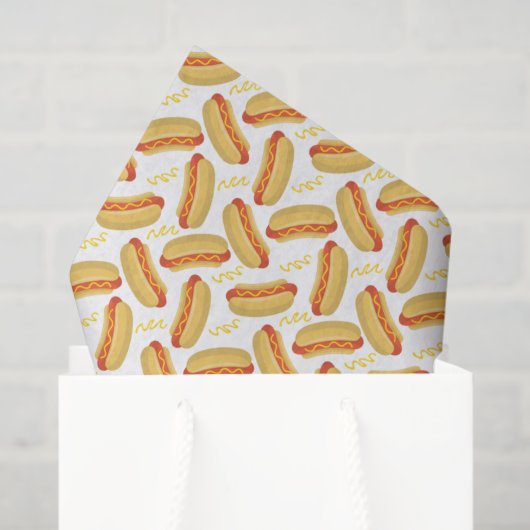 Papier de Soie pour Chiens Chauds (Sac cadeau)
