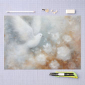 Papier de soie pour emballage, Colombe de mariage (Artisanat)