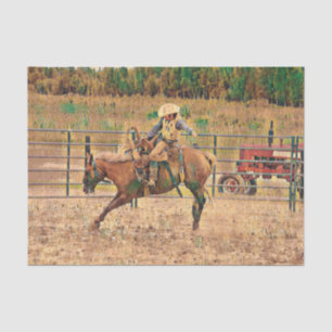 Papier de soie pour équitation de style country we