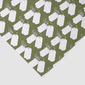 Papier de soie pour fête camouflage GI étiquette d (Détail)