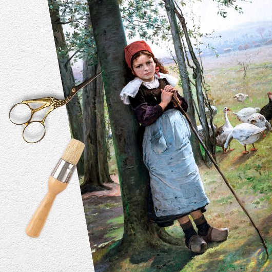 Papier de soie pour filles vintage aux oies