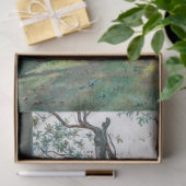 Papier de soie pour filles vintage aux oies (Cadeau)