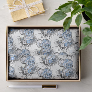 Papier de soie pour Grands Danois bleus et noirs 