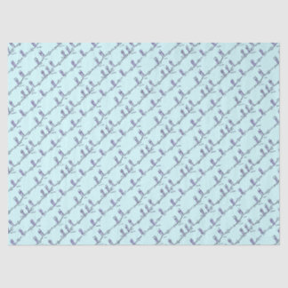 Papier de soie pour leçons de danse (Bleu)