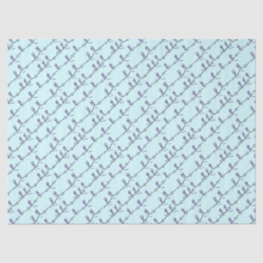Papier de soie pour leçons de danse (Bleu) (Recto)