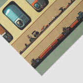 Papier de soie pour train (Détail)