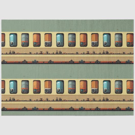 Papier de soie pour train (Recto)