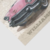 Papier de soie pour voiture décapotable classique (Détail)